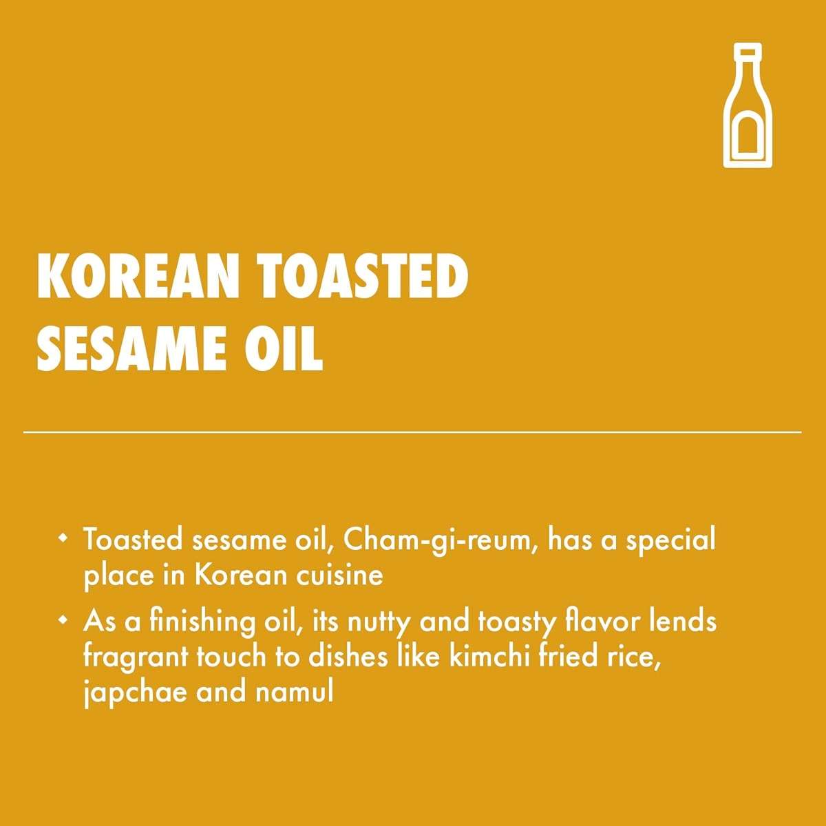 Surasang Korean Toasted Sesame Oil – Premium Roasted Sesame Seed Oil for Cooking | Nutty, Fragrant & Authentic Cham-gi-reum | Cold Pressed in Korea | 5.41 Fl Oz Glass Bottle - Image 3