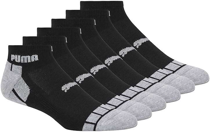 PUMA Men's 6 Pack Quarter Crew Socks - Image 1