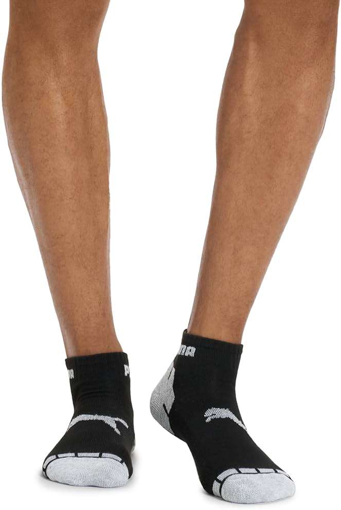PUMA Men's 6 Pack Quarter Crew Socks - Image 2