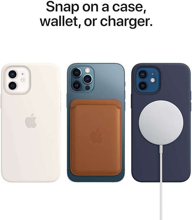 Apple iPhone 12 and iPhone 12 Pro Leather Case with Magsafe - California Poppy - Image 5
