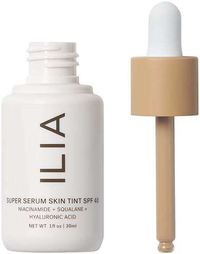 ILIA - Super Serum Skin Tint SPF 40 | Lightweight Foundation With Mineral SPF | Hydrate, Smooth, Plump | Non-Comedogenic, Clean, Cruelty-Free & Vegan (Bom Bom ST5, 1 fl oz | 30 ml) - Image 2
