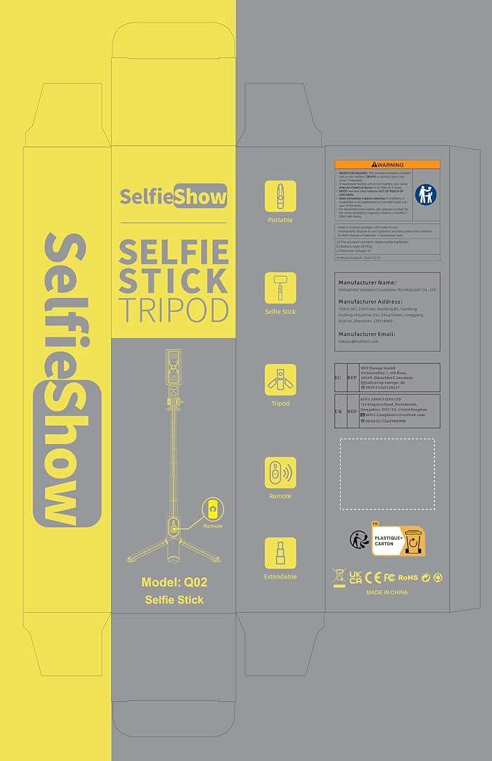 Selfie Stick Tripod, All in One Extendable & Portable iPhone Tripod Selfie Stick with Wireless Remote Compatible with iPhone 17 16 15 14 13 12 pro Xs Max, Galaxy Note10/S20/S10/OnePlus 9/9 PRO etc - Image 10