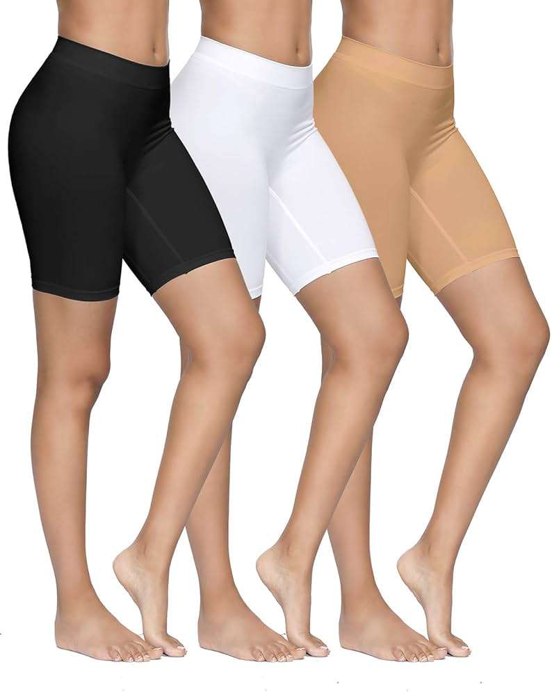 YADIFEN Slip Shorts for Under Dresses Women Seamless Anti Chafing Underwear Shaping Boyshort Smooth Thigh Biker Short Panties - Image 1