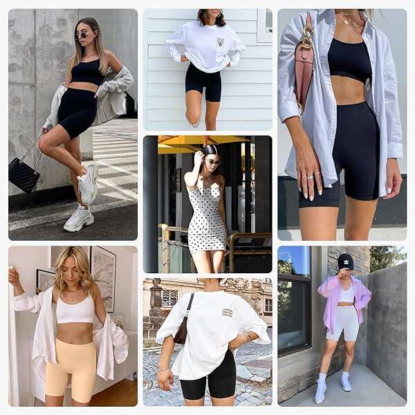 YADIFEN Slip Shorts for Under Dresses Women Seamless Anti Chafing Underwear Shaping Boyshort Smooth Thigh Biker Short Panties - Image 5
