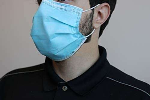 TAIJI Medical Supplies TMS Consumer Series 3-Layer Face Mask by US98, Made in USA F3502 LV2 96% Filtration, Soft, Hypoallergenic and Highly Breathable, Premium Latex-free, Single-Use, 50-Count Box. - Image 5