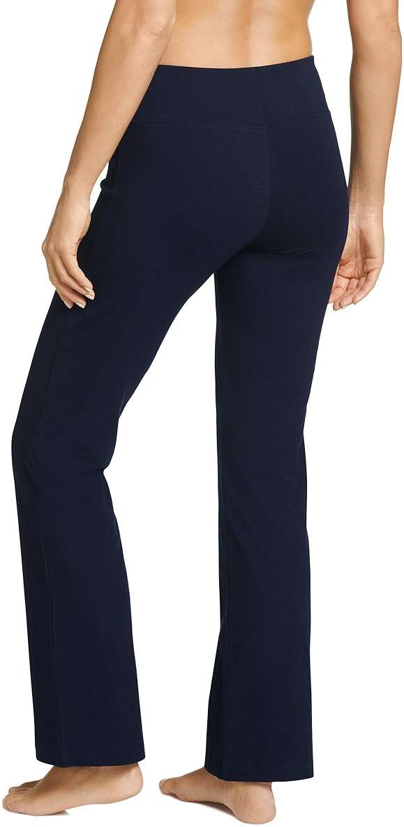 Jockey Women's Active Cotton Stretch Slim Bootleg Yoga Pants - Image 2