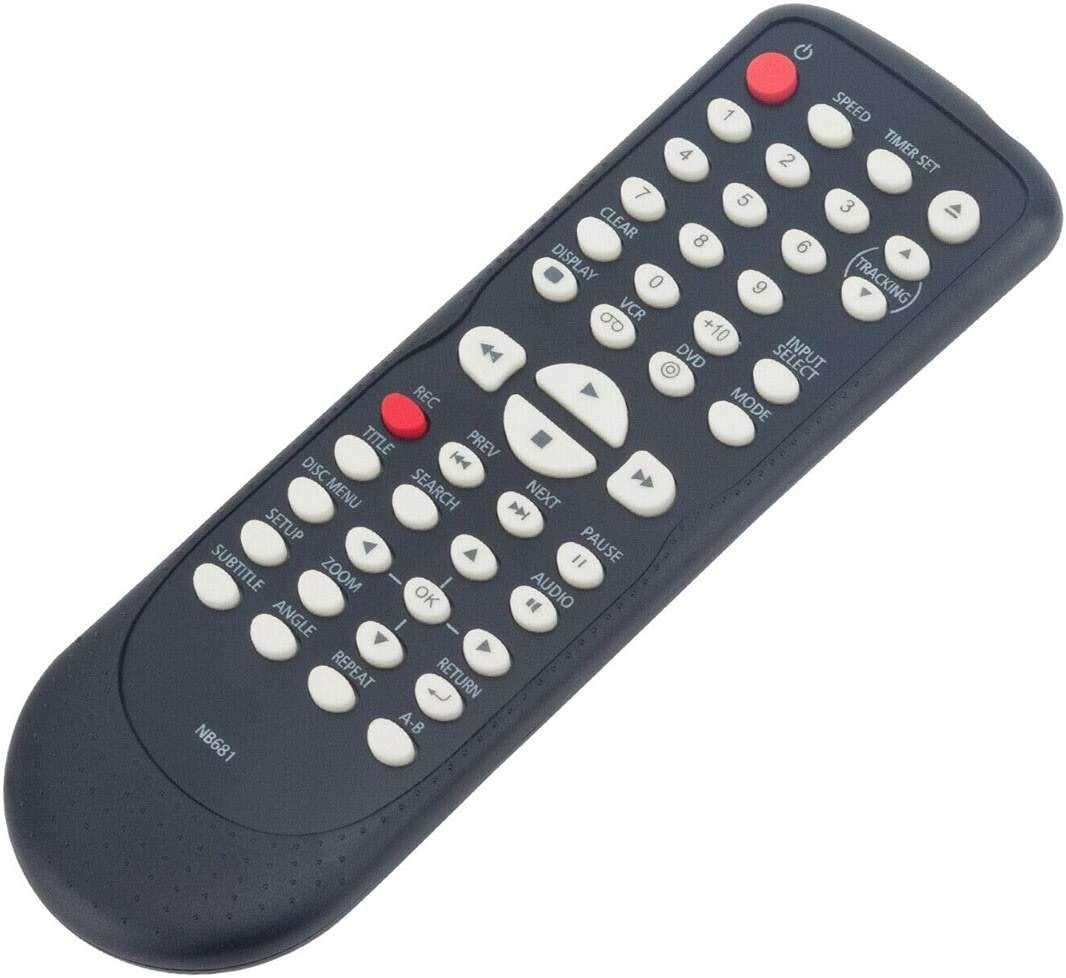New - NB681 Remote Control Unit for Funai DVD VCR Combo Player CDV225FX4 DV220FX4 - Image 3