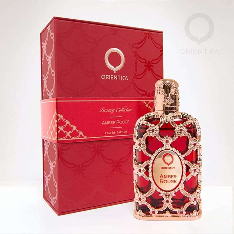 Orientica Luxury Amber Rouge Eau De Parfum 2.7oz/80ml - Notes of Amber Saffron, Jasmine & Orange - Woody, Floral Arabic Perfumes for Women & Men - Perfumes Arabes de Mujer y Hombres - Image 6