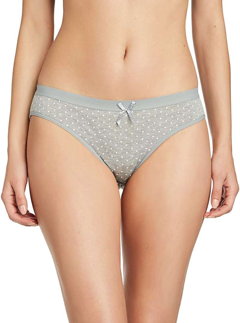 Nabtos Women's Cotton Underwear Sexy Bikini Polka dot Panties Pack of 5 - Image 2