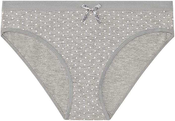 Nabtos Women's Cotton Underwear Sexy Bikini Polka dot Panties Pack of 5 - Image 3