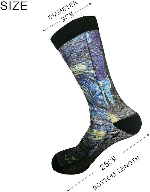 MOLIAN Unisex Novelty Crew Socks Casual Funny Crazy Dress Socks - Image 3