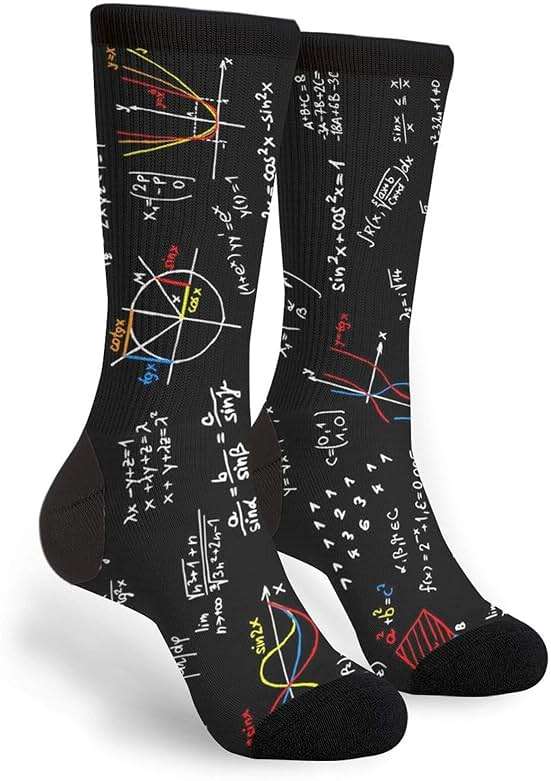 MOLIAN Unisex Novelty Crew Socks Casual Funny Crazy Dress Socks - Image 1