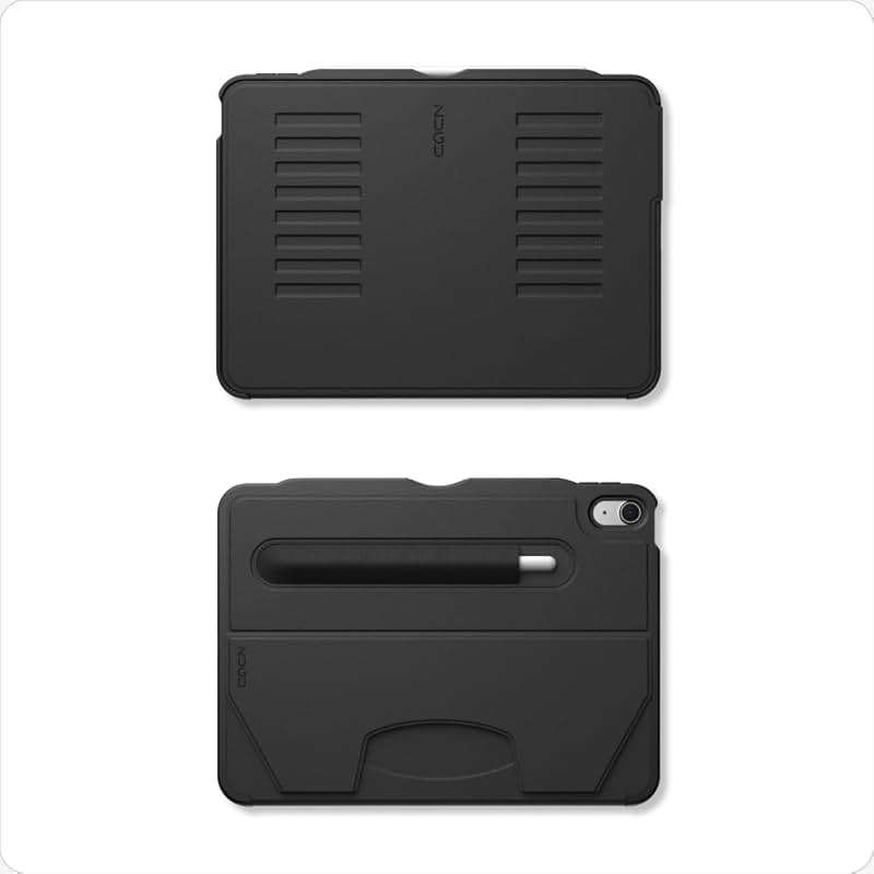 ZUGU CASE for iPad Air 11 M4 2026/M3 2025/M2 2024 iPad Air 4 & 5 10.9 Inch (2020/2022) - Protective, Ultra Thin, Magnetic Stand, Sleep/Wake Cover with Apple Pencil Charging & Storage - Black - Image 7