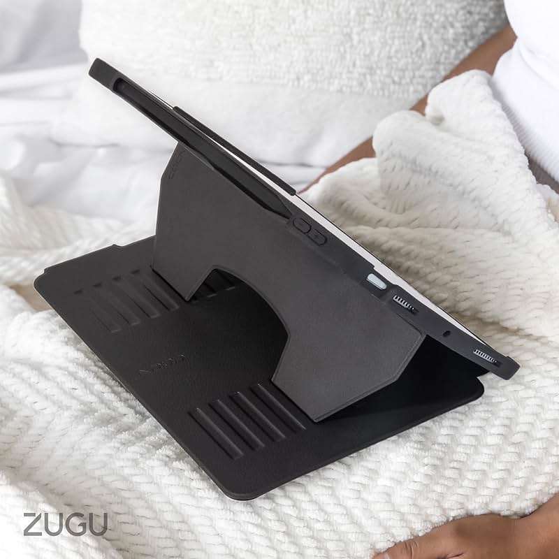ZUGU CASE for iPad Air 11 M4 2026/M3 2025/M2 2024 iPad Air 4 & 5 10.9 Inch (2020/2022) - Protective, Ultra Thin, Magnetic Stand, Sleep/Wake Cover with Apple Pencil Charging & Storage - Black - Image 8