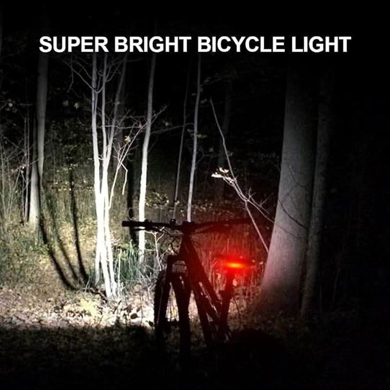 Super Bright Bike Lights Front and Back,1200 Lumens Bike Lights for Night Riding,USB Rechargeable Bicycle Light,3 LED Bike Headlight with Power Bank Function,IPX5 Waterproof,3+5 Light Modes - Image 5