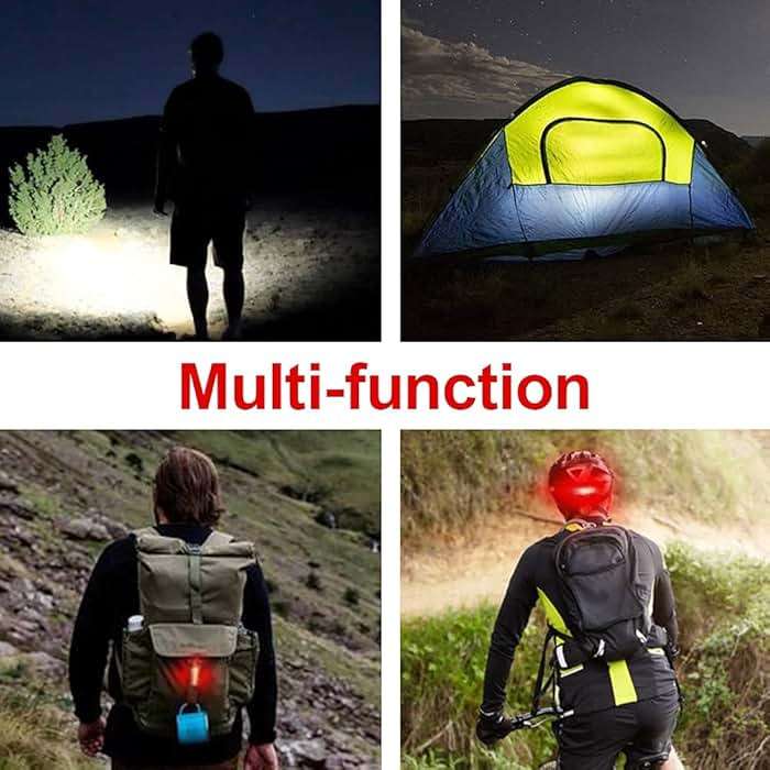 Super Bright Bike Lights Front and Back,1200 Lumens Bike Lights for Night Riding,USB Rechargeable Bicycle Light,3 LED Bike Headlight with Power Bank Function,IPX5 Waterproof,3+5 Light Modes - Image 6