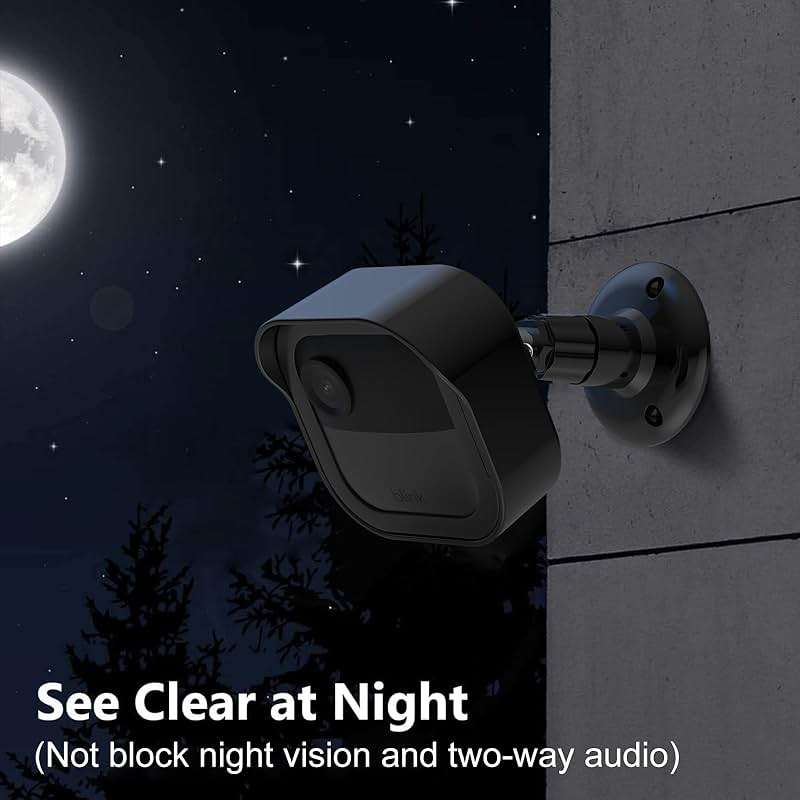 Blink Outdoor 4 (4th Gen) Wall Mount, Weatherproof Protective Cover and 360 Degree Adjustable Mount with Blink Sync Module Mount for Outdoor Indoor Security Camera (Black, 1 Pack) - Image 4