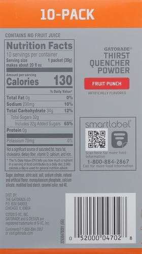 Gatorade G Powder 10ct Punch, Mixed Fruit, 10 Count - Image 11