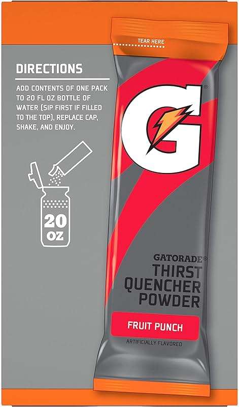 Gatorade G Powder 10ct Punch, Mixed Fruit, 10 Count - Image 6