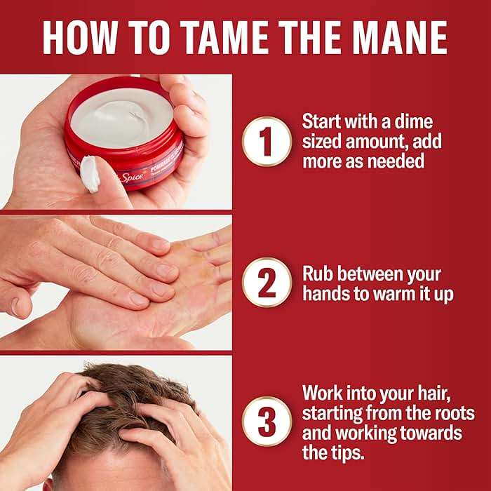 Old Spice Classic Pomade for Men, Healthy & Strong with Vitamin E & Biotin, Men's Hair Styling Pomade, Medium Hold, Matte Finish, 2.22 oz, Twin Pack - Image 5