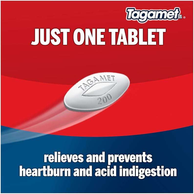 Tagamet HB 200 mg Cimetidine Acid Reducer and Heartburn Relief, Relieves and Prevents Indigestion, 70 Count - Image 3