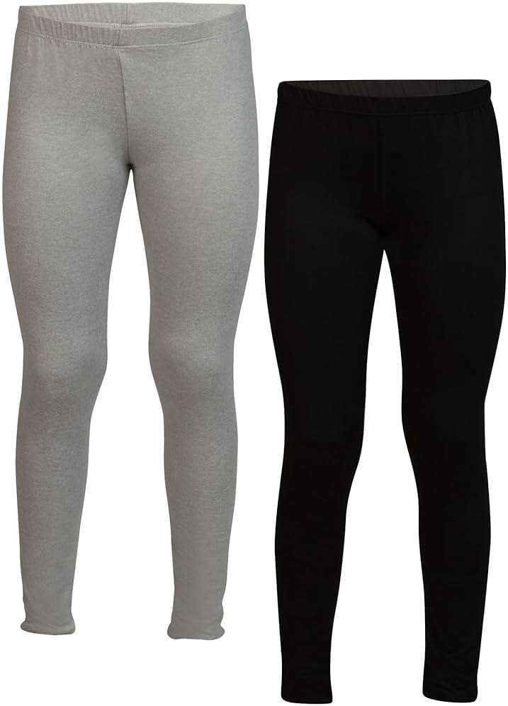 Popular Girls Buttery Soft Ankle Legging - 2 Pack - Image 1