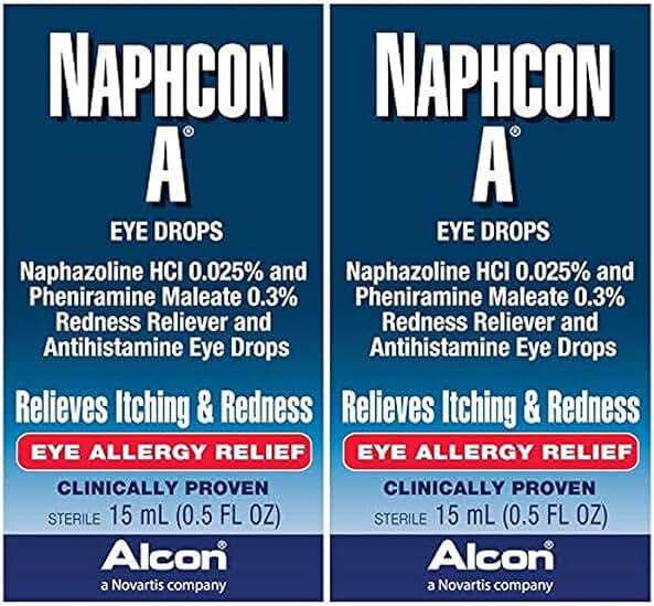 Naphcon-A Eye Drops, 15-mL,2 Count - Image 1