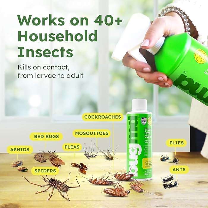 BugMD Ant Killer & Bug Spray Concentrate - Roach and Cockroach Killer Indoor, Spider & Flea Spray for Home, Fly and Insect Defense, Safe with Essential Oils, Plant-Powered, Pest Control Kit - Image 5