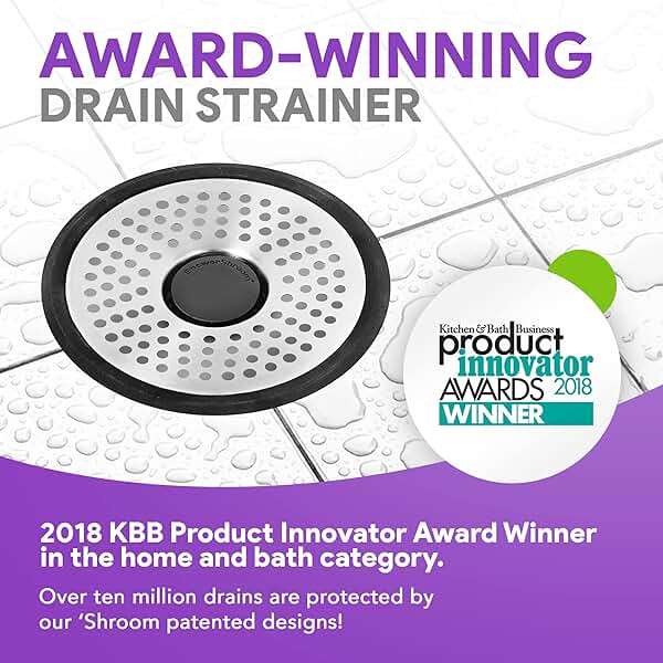 ShowerShroom SHSULT755 Ultra Revolutionary Shower Hair Catcher Drain Protector, No Size, Stainless - Image 5