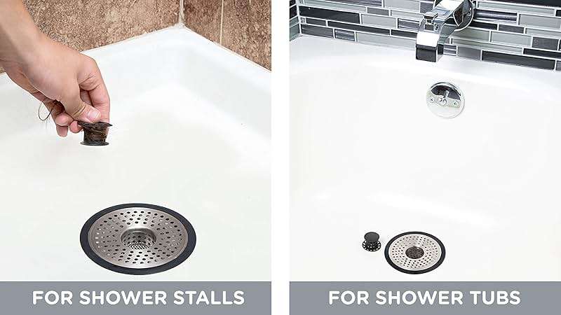 ShowerShroom SHSULT755 Ultra Revolutionary Shower Hair Catcher Drain Protector, No Size, Stainless - Image 8