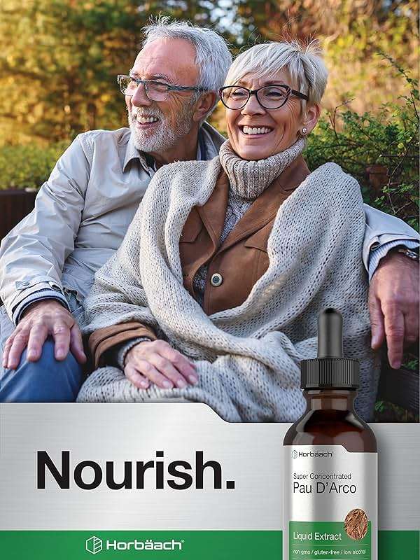 Horbaach PAU D'Arco Tincture | Inner Bark Extract | 2 fl oz | Low Alcohol Liquid Drops | Vegetarian, Non-GMO & Gluten Free Supplement - Image 6