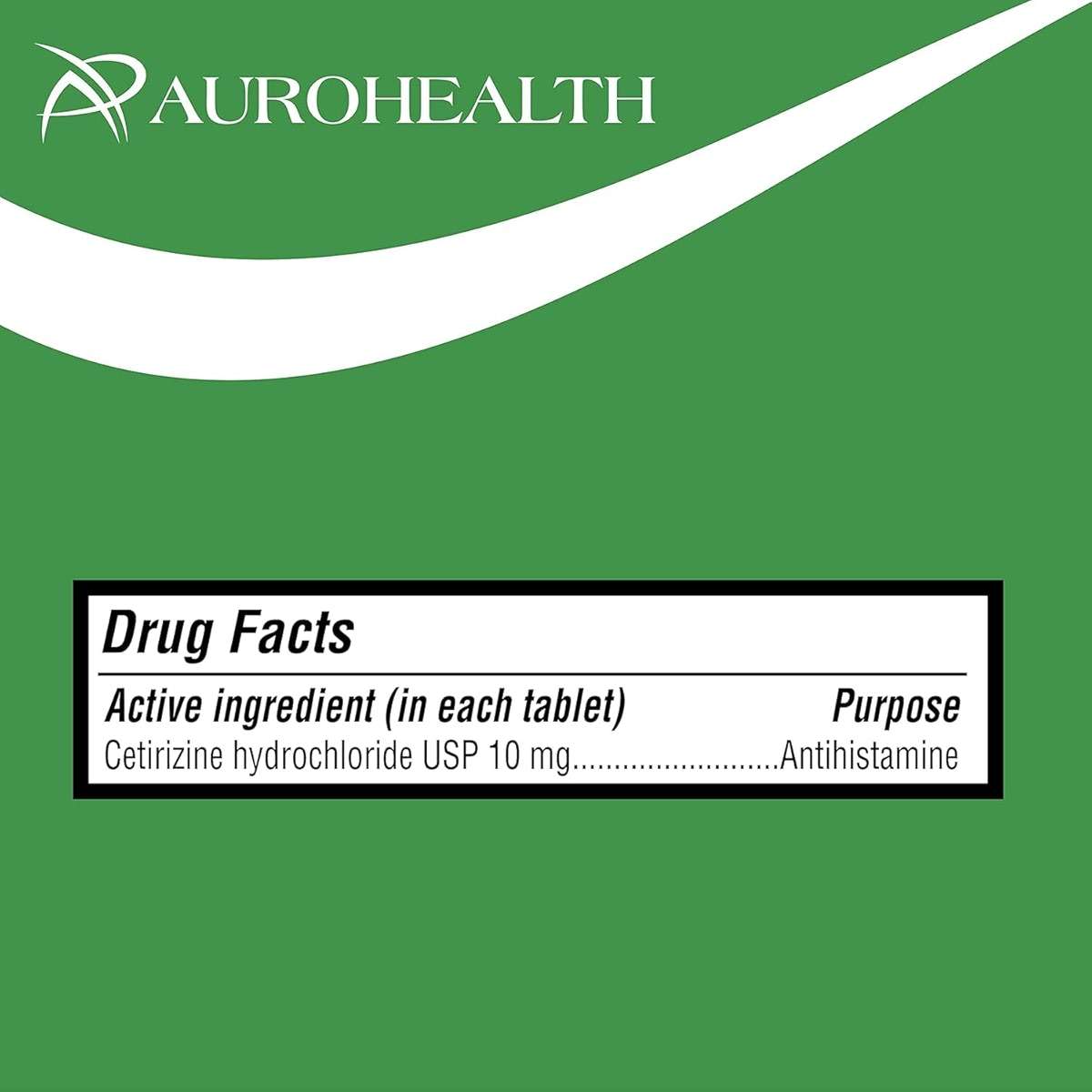 Aurohealth Non-Drowsy Allergy Relief Antihistamine Cetirizine Tablets 10mg, 100 Count - Image 6