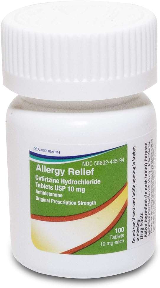 Aurohealth Non-Drowsy Allergy Relief Antihistamine Cetirizine Tablets 10mg, 100 Count - Image 8