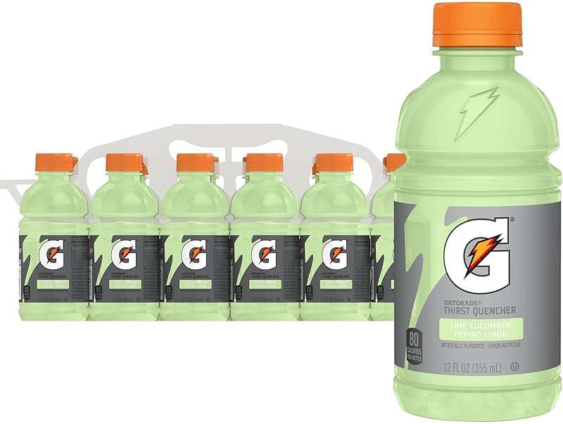 Gatorade Thirst Quencher, Lime Cucumber, 12 Fl Oz (Pack of 12) - Image 1