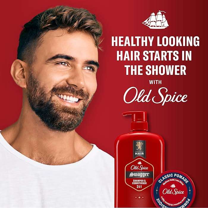 Old Spice Mens 2-in-1 Shampoo and Conditioner Set, Swagger, Cedarwood Lime Scent, For All Hair Types, Healthier, Fuller, More Moisturized Looking Hair, Barbershop Quality, 29.2 fl oz Each, Twin Pack - Image 7