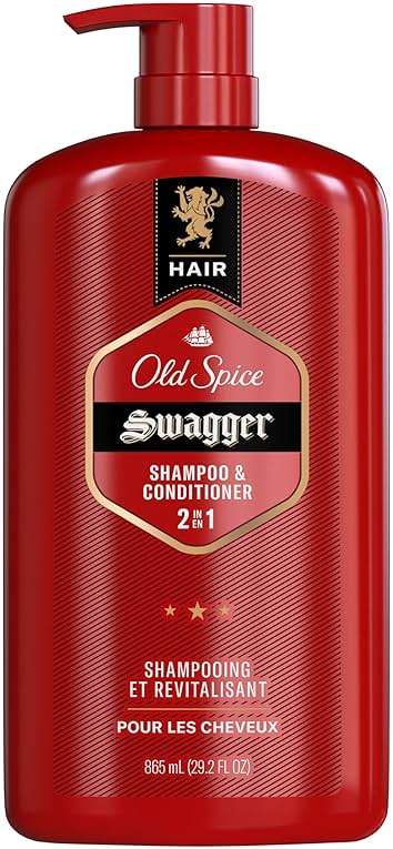 Old Spice Mens 2-in-1 Shampoo and Conditioner Set, Swagger, Cedarwood Lime Scent, For All Hair Types, Healthier, Fuller, More Moisturized Looking Hair, Barbershop Quality, 29.2 fl oz Each, Twin Pack - Image 8