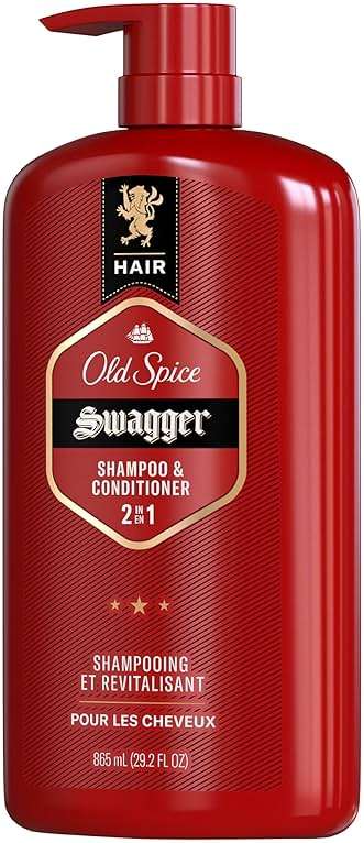 Old Spice Mens 2-in-1 Shampoo and Conditioner Set, Swagger, Cedarwood Lime Scent, For All Hair Types, Healthier, Fuller, More Moisturized Looking Hair, Barbershop Quality, 29.2 fl oz Each, Twin Pack - Image 9