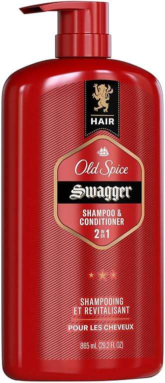 Old Spice Mens 2-in-1 Shampoo and Conditioner Set, Swagger, Cedarwood Lime Scent, For All Hair Types, Healthier, Fuller, More Moisturized Looking Hair, Barbershop Quality, 29.2 fl oz Each, Twin Pack - Image 10
