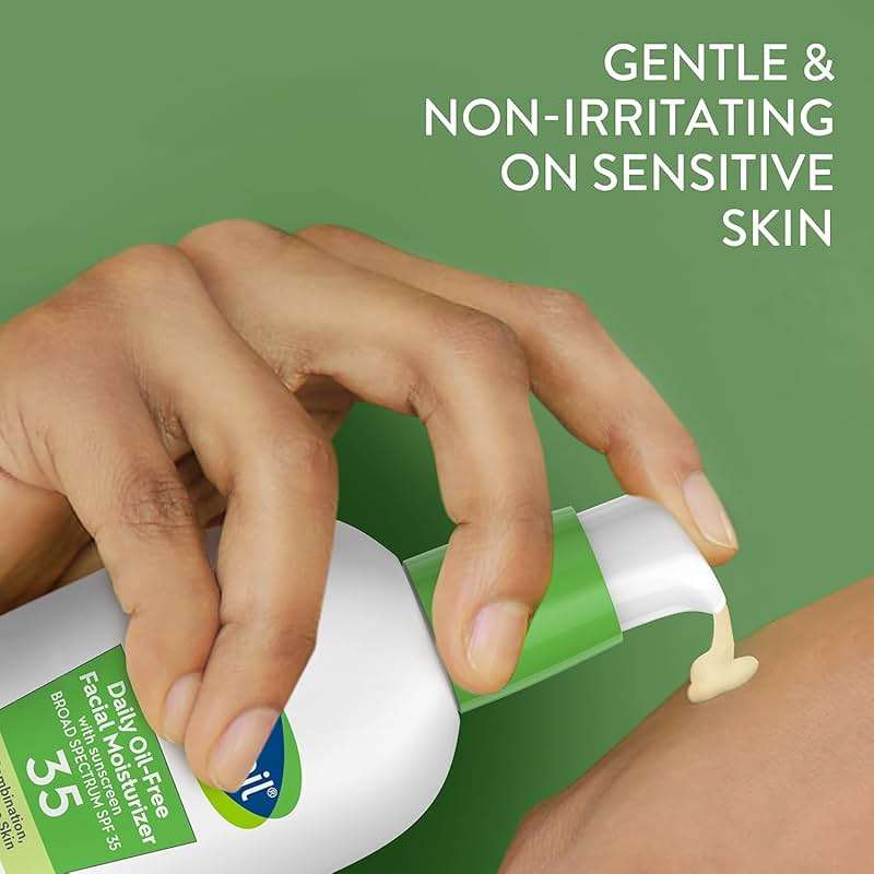 Cetaphil Face Moisturizer, Daily Oil Free Facial Moisturizer with SPF 35, For Dry or Oily Combination Sensitive Skin, Fragrance Free Face Lotion - Image 10