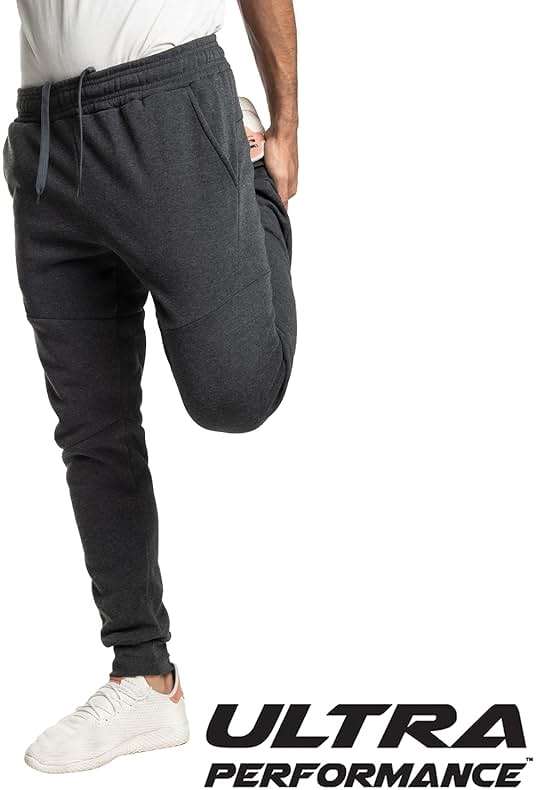 Ultra Performance 3 Pack Fleece Active Tech Joggers for Men, Mens Sweatpants with Zipper Pockets - Image 5