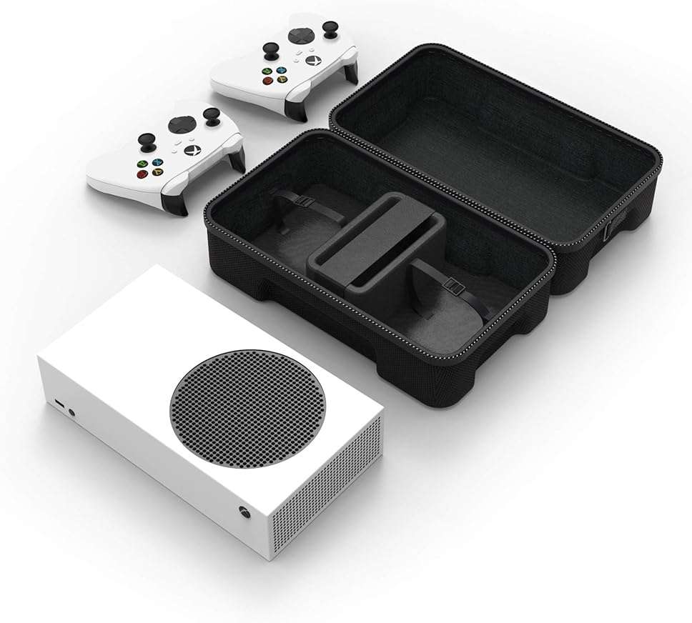 SHBC Hard Carrying Case Compatible with Xbox Series S Game Console Travel Storage Bag for Wireless Controllers and Accessories - Image 7