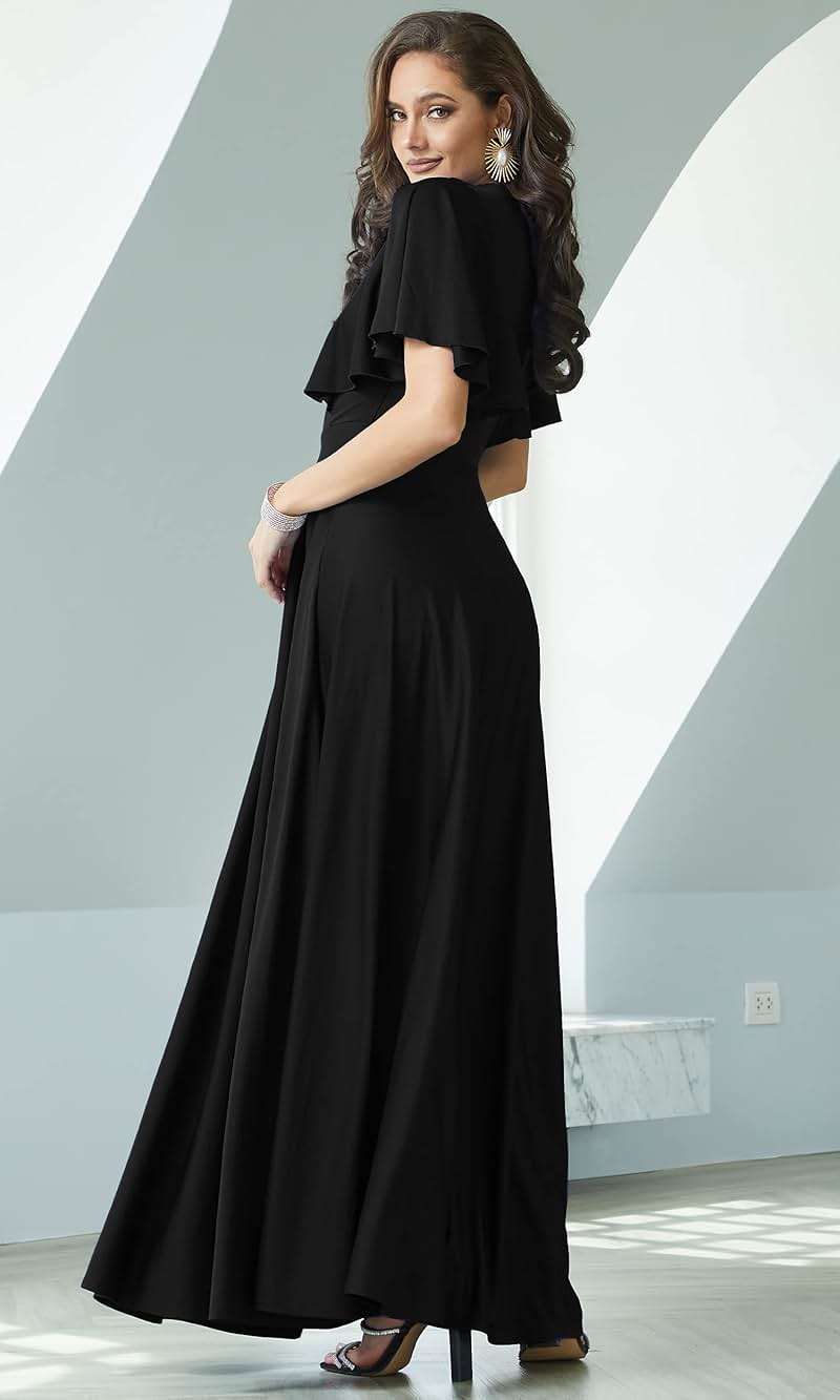 KOH KOH Womens 2026 Long Elegant Bridesmaid Evening Cocktail Modest Maxi Dress - Image 4