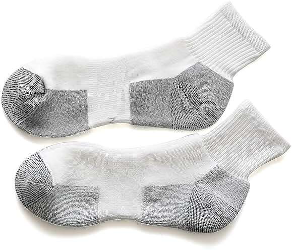 WANDER Men's Athletic Ankle Socks 3/8 Pairs Thick Cushion Running Socks for Men&Women Cotton Socks 6-9/9-12/12-15 - Image 3