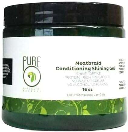 Pure O Natural Neatbraid Beauty Professional Conditioning Shining Gel 16 oz - Image 2