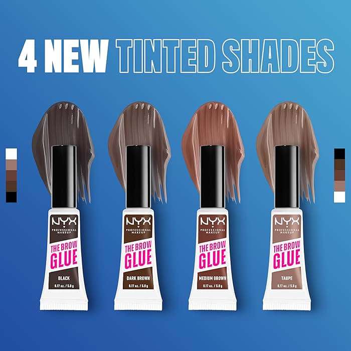 NYX PROFESSIONAL MAKEUP The Brow Glue, Extreme Hold Eyebrow Gel - Clear - Image 4