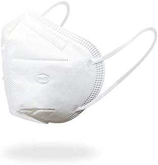 BYD CARE KN95 Respirator, 50 Pieces, Breathable & Comfortable Foldable Safety Mask with Ear Loop for Tight Fit, GB2626 White , Regular - Image 3