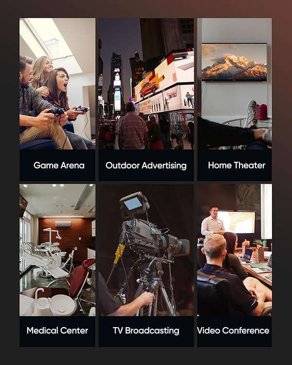 Highwings 8K 10K 4K HDMI Cable 48Gbps 6.6FT/2M, Certified Ultra High Speed HDMI Cable Braided Cord-4K@120Hz 8K@60Hz, DTS:X, HDCP 2.2 & 2.3, HDR 10 Compatible with Roku TV/PS5/HDTV/Blu-ray - Image 7