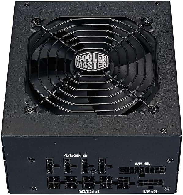 Cooler Master MWE Gold 850 V2 Fully Modular Power Supply â€“ 850W 80+ Certified PSU, Dual EPS Connectors, Semi-Fanless Low Noise Design, Flat Black Cables, Reliable ATX Gaming PSU, 5-Year Warranty - Image 15