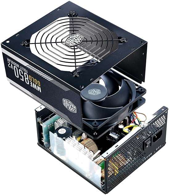 Cooler Master MWE Gold 850 V2 Fully Modular Power Supply â€“ 850W 80+ Certified PSU, Dual EPS Connectors, Semi-Fanless Low Noise Design, Flat Black Cables, Reliable ATX Gaming PSU, 5-Year Warranty - Image 16