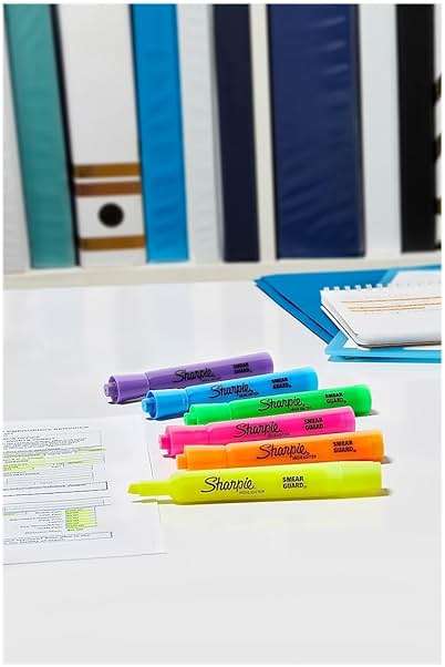 Sharpie Tank Highlighters, Fluorescent And Pastel Highlighters, Chisel Tip, Highlighter Markers Set, Assorted Colors, Value Pack, 36 Count - School, Office, Teacher Supplies - Image 7